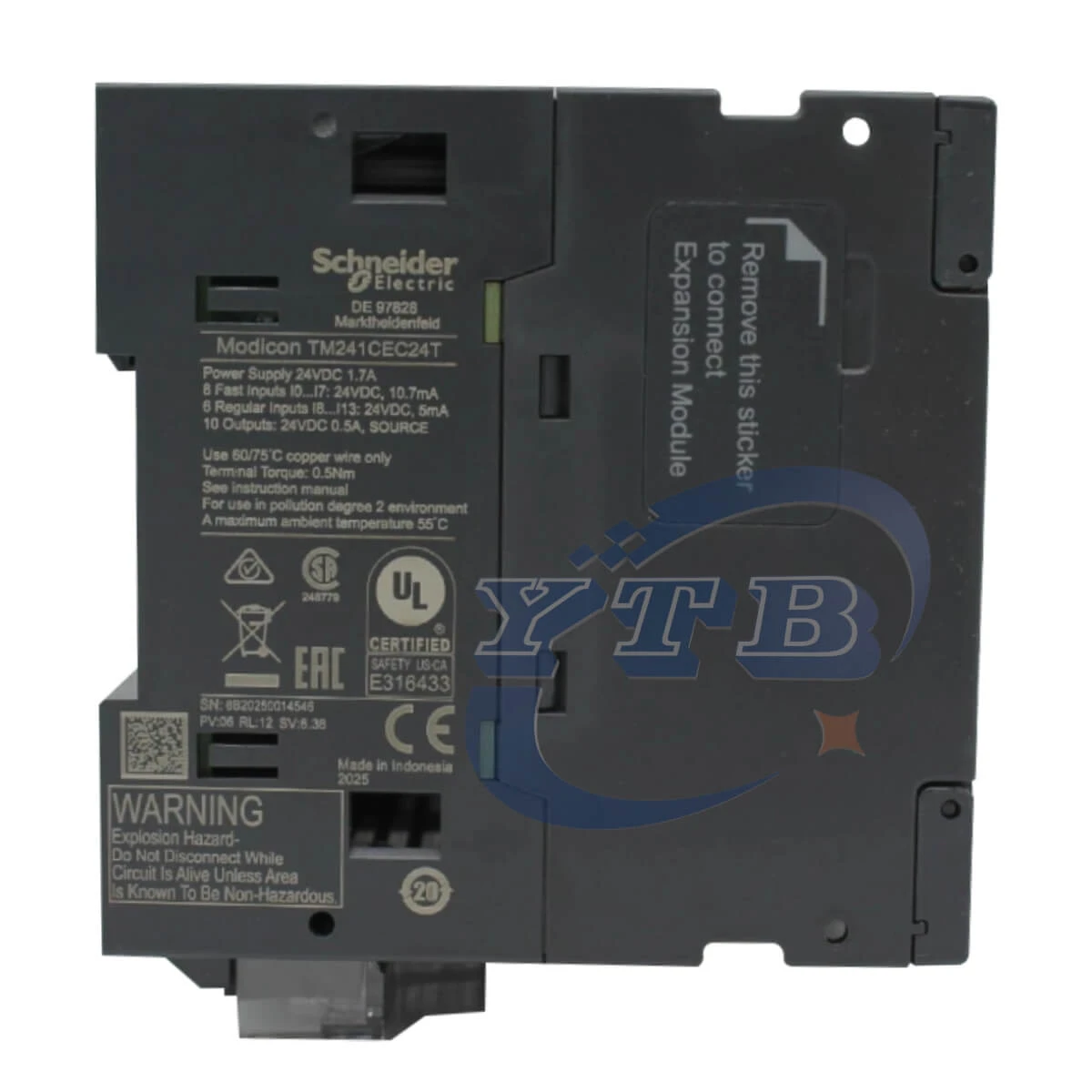 Schneider TM241CEC24T M241 24IO PLC with CANopen Schneider TM241CEC24T M241 24IO PLC with CANopen